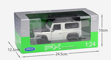 Load image into Gallery viewer, WELLY 1:24 Defender 90 SUV Off Road Classic Model Diecast Metal Car Display