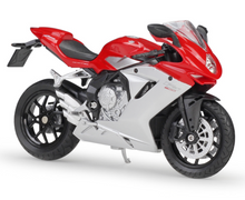 Load image into Gallery viewer, WELLY 1:18 MV F3 800 Racing Sports Model Diecast Metal Motorcycle