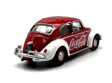 Load image into Gallery viewer, 1:76 Red VW Beetle Coke Classic Vintage Model Diecast Metal Car BN