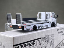 Load image into Gallery viewer, MT 1:64 White Pandem H300 Flatbed Tow Truck Custom Model Diecast Metal Car BN
