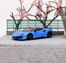 Load image into Gallery viewer, U2 1:64 Blue Novitec 488 Pista Racing Sports Model Diecast Resin Car Box New