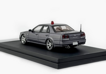 Load image into Gallery viewer, Mortal 1:64 Gray Police ER34 SKYLINE 25GT Sports Model Diecast Metal Car New Collection