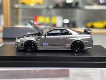 Load image into Gallery viewer, MH 1:64 Gray Skyline GTR R34 NISMO CRS VER Sports Model Diecast Metal Car New Collection