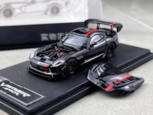 Load image into Gallery viewer, HM 1:64 Black Viper ACR V10 Racing Sports Model Diecast Metal Car New Collection
