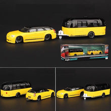 Load image into Gallery viewer, Maisto 1:64 2006 Magnum R/T Camper Traveler Trailer Tow & Go Model Metal Car