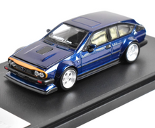 Load image into Gallery viewer, TPC 1:64 Blue GTV6 Hatchback Racing Sports Model Diecast Metal Car New Collection