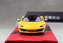 Load image into Gallery viewer, BBR 1:64 Yellow 296 GTB Hard Top Racing Sports Model Diecast Metal Car New Collection