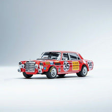 Load image into Gallery viewer, 1:64 Liberty Benz 300SEL Red W109 Racing Sports Model Toy Metal Car Display Box