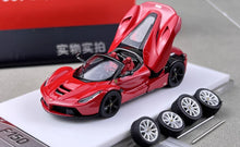 Load image into Gallery viewer, SB 1:64 Red LaFerrari F150 Convertible Sports Model Diecast Metal Car New Collection