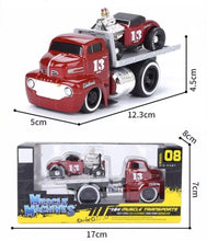 Load image into Gallery viewer, Maisto 1:64 1950 COE Flatbed Trailer 1932 Roadster Model Diecast Metal Car New