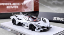 Load image into Gallery viewer, DMH 1:64 White Project Evo Racing Sports Model Diecast Metal Car New Collection