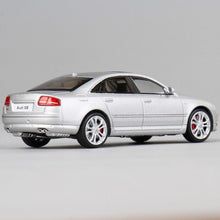 Load image into Gallery viewer, JKM 1:64 Silver S8 D3 Sedan Sports Model Diecast Metal Car New Collection