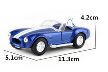 Load image into Gallery viewer, WELLY 1:36 Blue 1965 Shelby Cobra 427 SC Sport Model Diecast Toy Metal Car BN