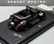 Load image into Gallery viewer, INSPIRE 1:64 Black VW RWB Beetle Convertible Sport Model Diecast Metal Car New Collection