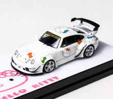 Load image into Gallery viewer, 1:64 Luminous White RWB 993 Cartoon Classic Sports Model Diecast Metal Car BN