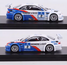 Load image into Gallery viewer, DCM 1:64 White M3 GTR E46 #2 Racing Sports Model Diecast Metal Car New Collection