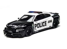 Load image into Gallery viewer, PSC 1:64 Black LSPD Charger Brawler Police Sports Model Diecast Metal Car New Collection