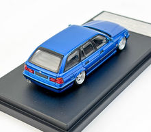 Load image into Gallery viewer, Mortal 1:64 Blue E34 Touring Wagon Sports Model Diecast Metal Car New Collection