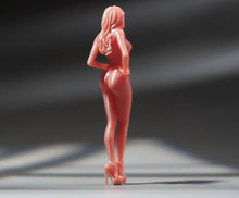 Load image into Gallery viewer, 1:64 Painted Unpainted Figure Model Miniature Resin Diorama Sand Pink Bikini Gal