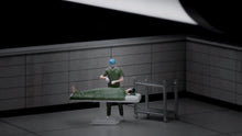 Load image into Gallery viewer, 1:64 Painted Figure Mini Model Miniature Resin Diorama Doctor Patient Surgery New Scene