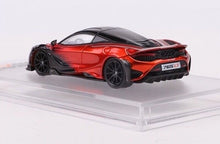 Load image into Gallery viewer, CM 1:64 Orange Black 765LT Super Racing Sports Model Toy Diecast Metal Car BN