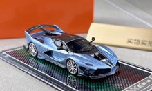Load image into Gallery viewer, U2 1:64 Ice Blue FXXK EVO Super Racing Sports Model Diecast Resin Car New Collection