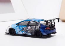 Load image into Gallery viewer, CC 1:64 JDM Civic Type R FD2 Figure Sports Model Diecast Metal Car New Collection