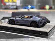 Load image into Gallery viewer, HH 1:64 Grey Blue 812 Competizione Racing Sports Model Diecast Resin Car New Collection