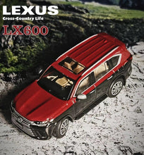 Load image into Gallery viewer, GCD 1:64 Red LX600 SUV Off Road Vehicle Model Diecast Metal Car Box