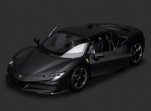 Load image into Gallery viewer, Bburago 1:24 Black SF90 Stradale Racing Sports Model Toy Diecast Metal Car BN