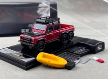 Load image into Gallery viewer, Shadow 1:64 Red Defender 6x6 ORV SUV Sports Model Diecast Metal Car New Collection