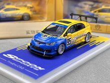 Load image into Gallery viewer, TM 1:64 JDM Civic Type R FD2 #95 Spoon Racing Sports Model Diecast Metal Car