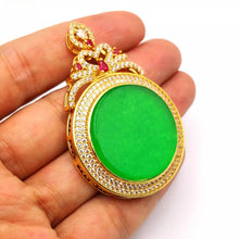 Load image into Gallery viewer, Nature Jade Fortune Pendant Necklace Gift Jewelry charm Blessing Lucky New c