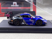 Load image into Gallery viewer, SR 1:64 Blue 911 GT3 R #14 Racing Sports Model Diecast Metal Car New Collection