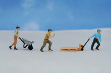 Load image into Gallery viewer, 1:64 Painted Figure Model Miniature Resin Diorama Workder Porter Handler Man Toy Collection