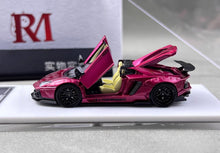Load image into Gallery viewer, RM 1:64 Purple Aventador LP700-4 LBWK Sports Model Diecast Metal Car New Collection