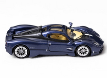 Load image into Gallery viewer, CCA 1:64 Navy Blue Utopia Racing Sports Model Diecast Metal Car New Collection