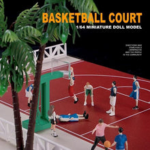 Load image into Gallery viewer, 1:64 Painted Figure Mini Model Miniature Resin Diorama Sand Basketball Player