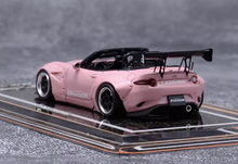 Load image into Gallery viewer, YM 1:64 Pink Miata MX5 Pandem Roadster Convertible Model Diecast Resin Car New