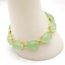 Load image into Gallery viewer, Nature Jade Beaded Bracelet Jewelry Blessing Lucky Fortune Gift For Her Green u