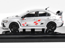 Load image into Gallery viewer, Hobby Japan 1:64 Silver Lancer EVO X 10 Ralliart Model Diecast Metal Car New Collection