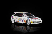 Load image into Gallery viewer, MH 1:64 White Civic EK9 Happy Children's Day Sport Model Diecast Metal Car New Collection