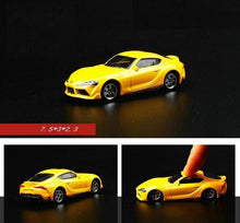 Load image into Gallery viewer, CCA 1:64 JDM Yellow Supra GR Racing Sports Model Toy Diecast Metal Car BN