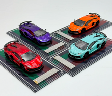 Load image into Gallery viewer, U2 1:64 Novitec Aventador SVJ LP770 Racing Sports Model Diecast Resin Car New Collection