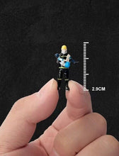 Load image into Gallery viewer, 1:64 Painted Figure Mini Model Miniature Resin Diorama Firefighter Rescue Girl