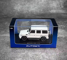 Load image into Gallery viewer, AUTOart 1:64 White Benz AMG G63 ORV SUV Sports Model Car ABS BN