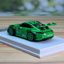 Load image into Gallery viewer, SOLO 1:64 Green 2021 911 GT3 RS 992 Racing Sports Model Diecast Metal Car New