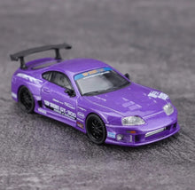 Load image into Gallery viewer, Minigt 1:64 Purple A80 GT300 Top Secret Sports Model Diecast Metal Car New Collection
