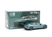 Load image into Gallery viewer, XCARTOYS 1:64 Green Xpeng P7i EV Sports Model Diecast Metal Car New Collection