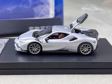 Load image into Gallery viewer, SH 1:64 Silver Novitec SF90 Hard Top Racing Sports Model Diecast Metal Car New Collection